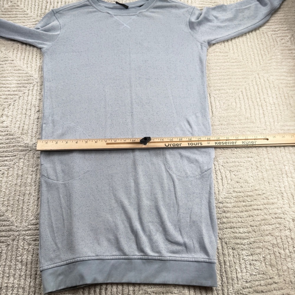 ATM Anthony Thomas Melillo Dress Womens S Blue Hemp Tencel Athleisure Cozy Luxe - Picture 12 of 15